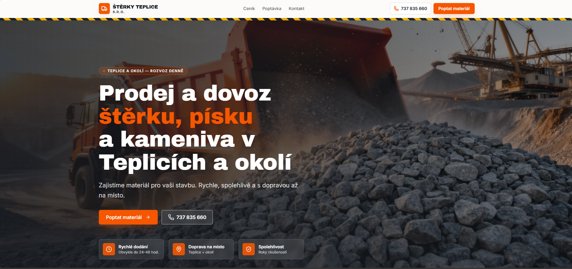 Štěrky Teplice s.r.o. — Potom